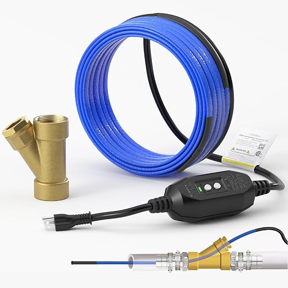 CSA GFCI 30 Ft Y-Fitting In Pipe Heating Cable For Drinking Water