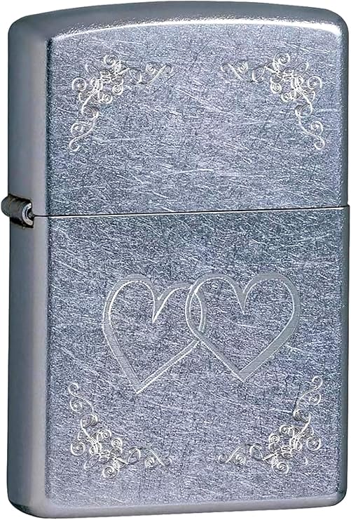 Zippo Elegant Heart Love Loyalty Design Classic Oil Windproof Lighter