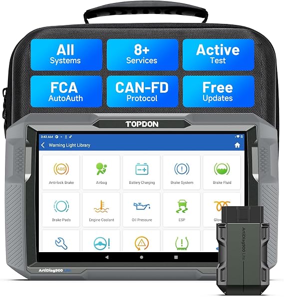 TOPDON AD900 Lite Wireless OBD2 Scanner, Bidirectional Car Diagnostic Tool