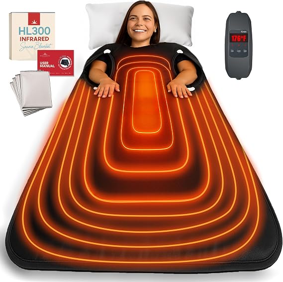 Infrared Sauna Blanket, Personal Infrared Sauna, Dry Heat Therapy Bag
