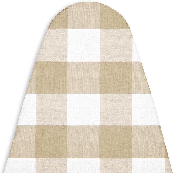 Encasa XO Ironing Board Cover and Pad, Wide, 49"x18" - Beige