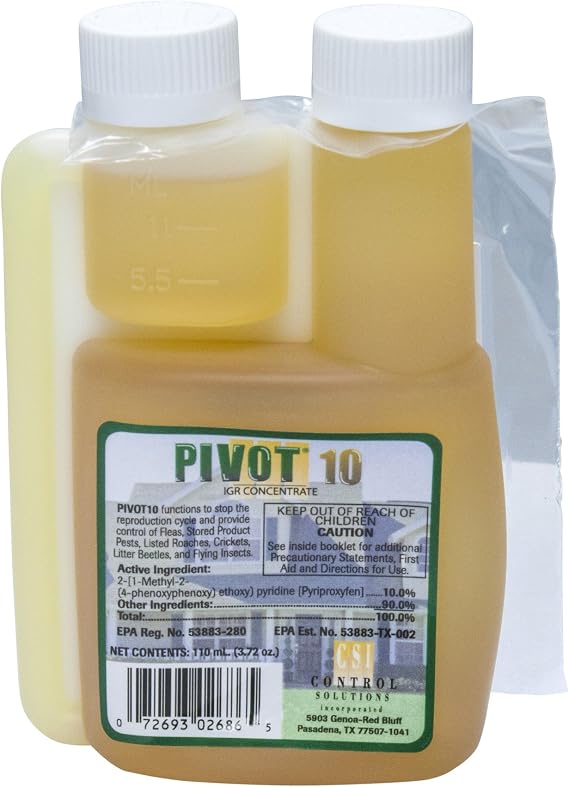 Control Solutions Pivot 10 IGR Insect Growth Regulator Concentrate 3.72oz 110ml