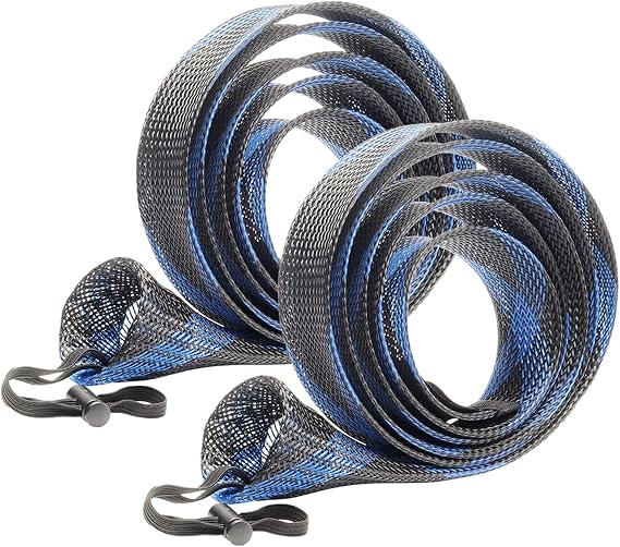 SF Fishing Rod Sock Fishing Rod Sleeve Rod Cover Braided Mesh Rod Protector Pole Gloves Fishing Tools for Spinning Fishing Rod,Casting Rod,Musky Rod, Ice Rod, Fly Rod, Spey Rod