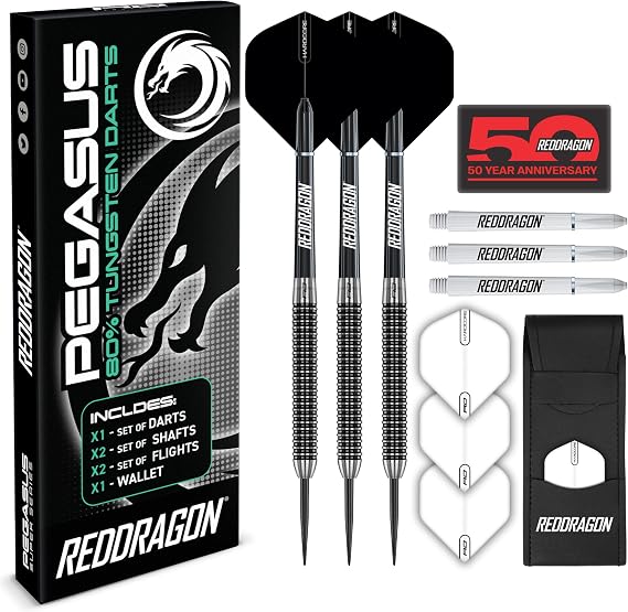 RED DRAGON Darts | Pegasus Original or Switch Point | Tungsten Darts Set
