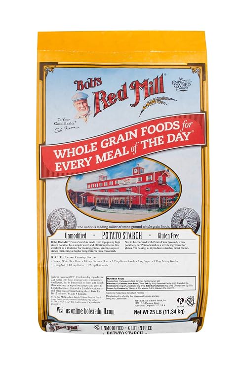 Bobs Red Potato Starch, 25 Pound, Package