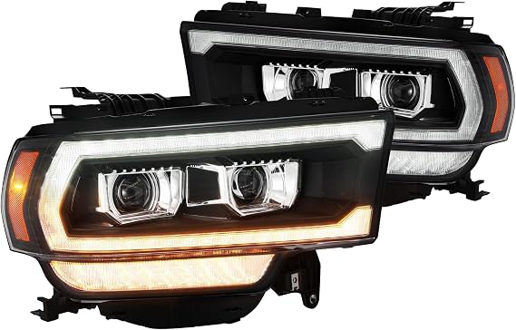 AlphaRex USA 880547 Pro Series Projector Headlights w/Activation Light fits Ram 2500,Clear