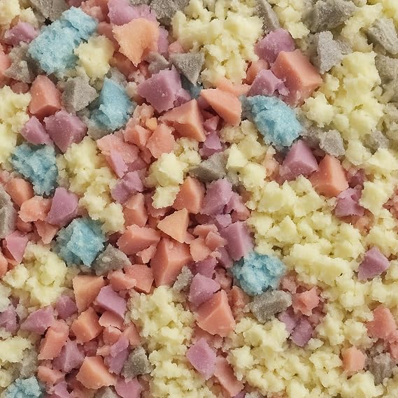 FoamTouch 10 LB Mixed Colors Shredded Memory Foam Filling, Soft Pillow Stuffing, Bean Bag, Couch Pillow Refill, Cushion, Stuffed Animals, Dog Bed, Crafts, and Many More DIY Projects
