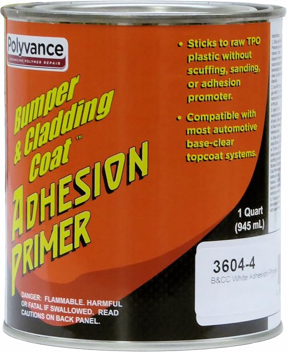 Polyvance Bumper and Cladding Coat Adhesion Primer - White, Quart