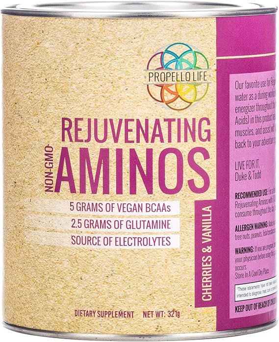Propello Life Rejuvenating Aminos Drink Mix, Cherries & Vanilla, 321g