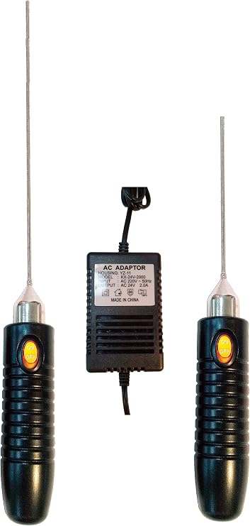 Crafters CHR-69 Hot Knife/Rod and Tool Kit with 6" and 9" Blade, Power Supply and Sled, Stand, Table Adaptor