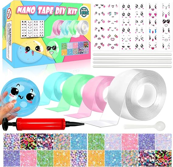 4Pcs Nano Tape Bubble Kit - Children's DIY Toys