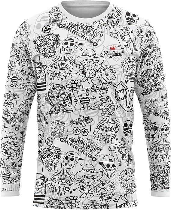Men's MTB Jersey Long Sleeve Mountain Bike Downhill Motocross Shirts