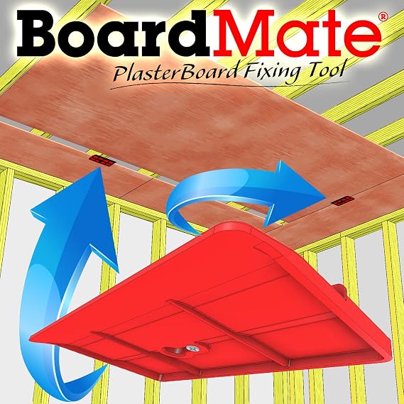 2 PCS Drywall PlasterBoard Fixing Tool - Supports the Board in place while fixing. Drywall Fitting Gypsum Plate Panel Lifter/Mounting Tool