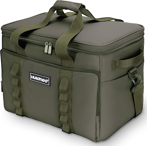 Hulongo Cool Bag 30L Insulated Cooler Bag Waterproof Picnic Thermal Bag For Camping, Travel, Grocery Shopping & Fishing