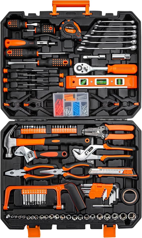 CARTMAN 238-Piece Auto Repair Tool Set, Socket Wrench Kit With Storage Case