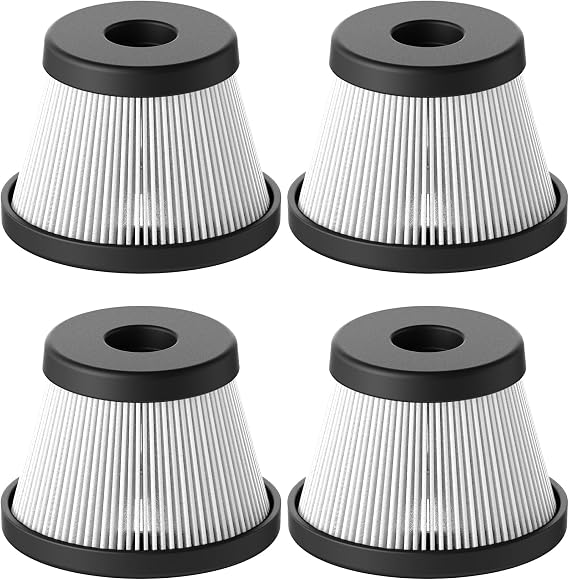 HOTO 4 PCS Filter Replacement for HOTO Compressed Air Capsule Only, Not for Autocare Air Duster