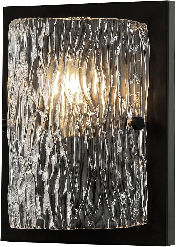 Varaluz Morgan Wall Sconce - 1-Light - Black