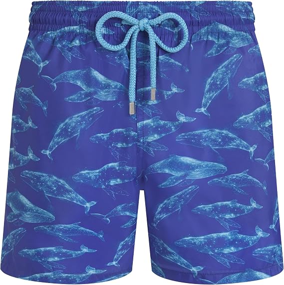 Ultra-light and packable Swim Shorts Sparkling Whales