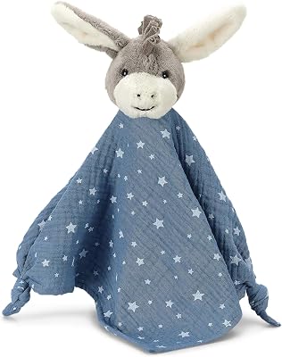 Sterntaler Emmi Safety Blanket with Donkey Design Blue