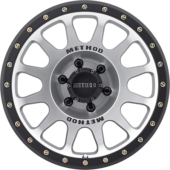 Method Race Wheels MR305 NV, 17x8.5, +25mm Offset, 6x5.5, 108mm Centerbore, Machined - Matte Black Lip, MR30578560325