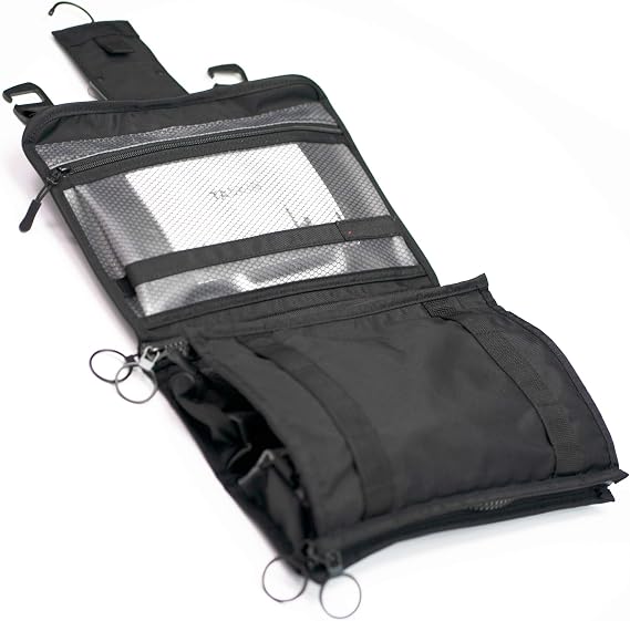 Taskin ROLR | 3-in-1 Toiletry Bag | Built-in 4 Suction Cups, Water Resistant