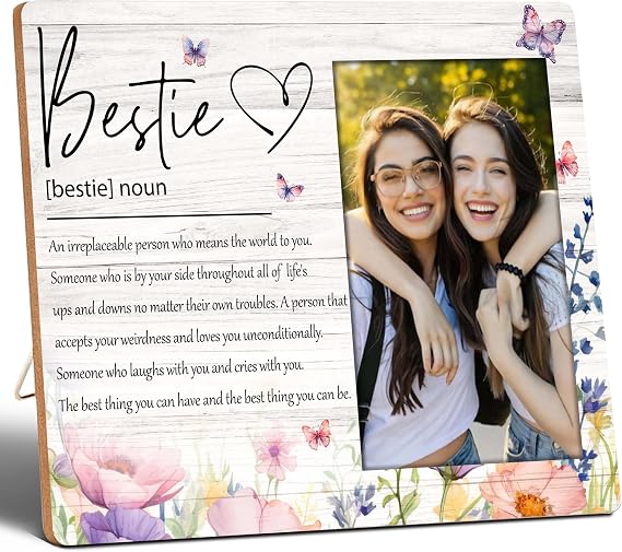 Bestie Picture Frame, Fits 4x6 Inch Photo(084)