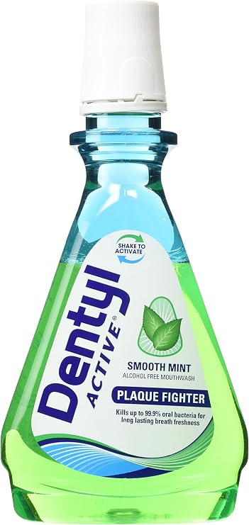 Dentyl Active Mouthwash Plaque Fighter, Smooth Mint, 500ml
