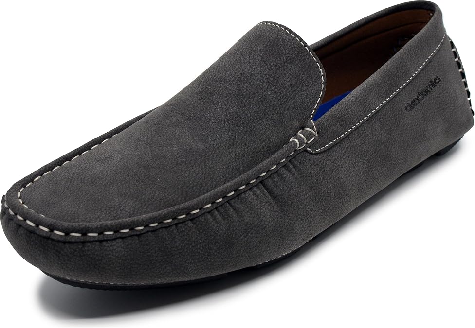 AKADEMIKS Men's Bit Loafers Slip on Driving Moccasins with Memory Foam Insole