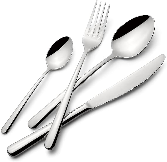 Lagostina Ambra 14430650524 Cutlery Set 24 Pieces Stainless Steel