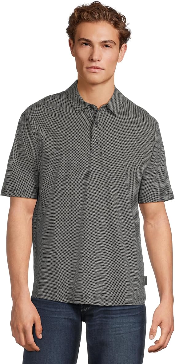 Armani Exchange All Over Logo Polo