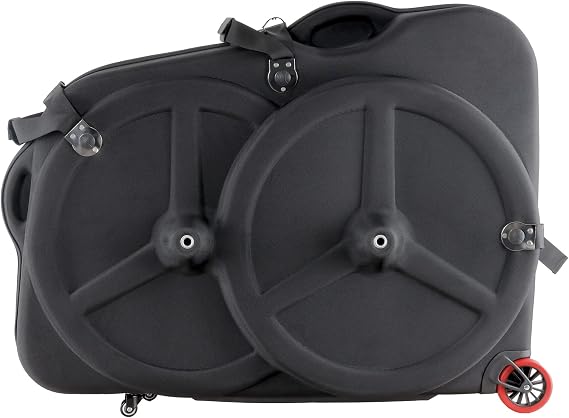 CyclingDeal Bike Travel Case | Lightweight & Durable Bike Case for Flying w/EVA Material | TSA Lock & Wheels for Easy Transportation | Bicycle Travel Bag for Flights | Up to 700c Road or 29" MTBs