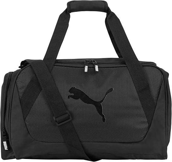 PUMA unisex-adult Form Factor Duffel with Adjustable Strap, Padded Bottom & Zip Pockets