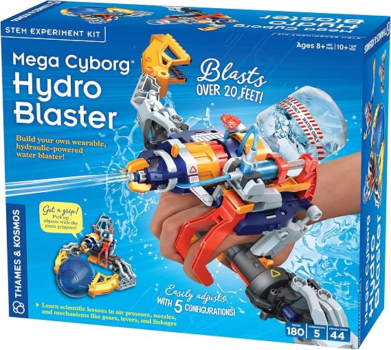 Thames & Kosmos Mega Cyborg Hydro Blaster | Robotics & Engineering Set