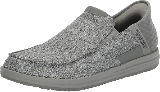 Skechers Men's Streetwear Melson - Medford Moc Toe Mesh Slip-Ins
