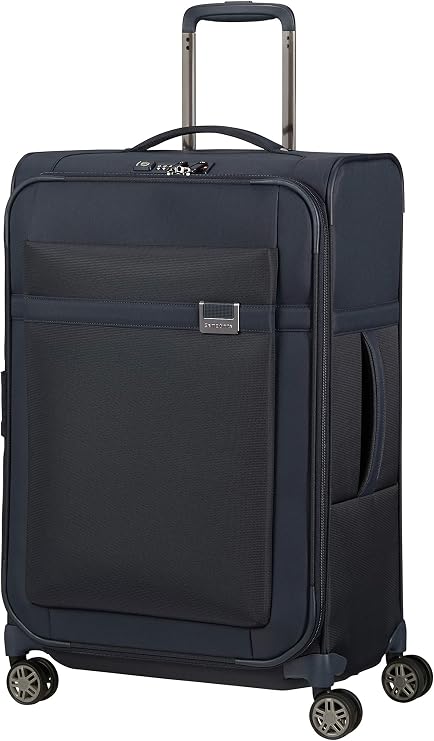 Samsonite Airea - Spinner M Expandable, Suitcase, 67 cm, 73.5/81.5 l, Blue (Dark Blue)