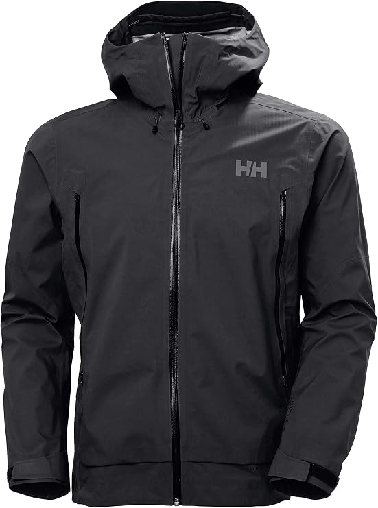 Helly-Hansen Men's Verglas Infinity Shell Jacket, 990 Black, Medium