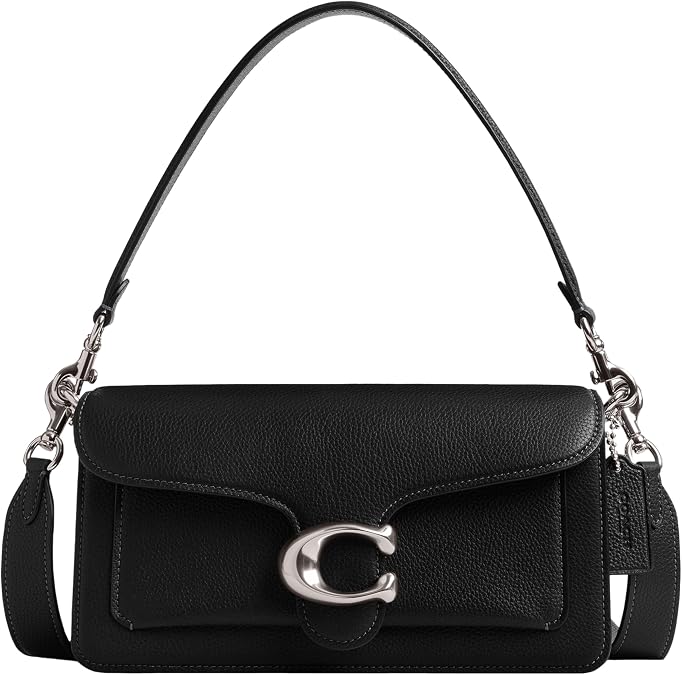 COACH Polished Pebble Leather Tabby Shoulder Bag 26