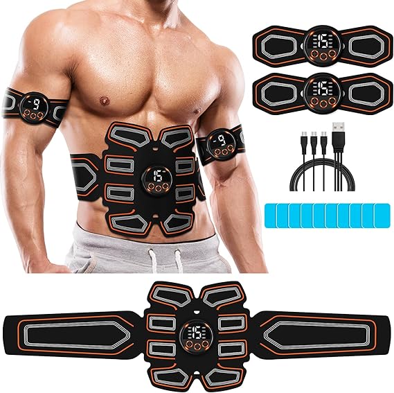 BLASET ABS Stimulator, Ab Toning Belt Trainer, Workout Equipment for Men & Women - BFB-11
