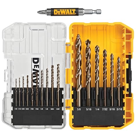 DEWALT 16 Pc. Pilot Point Drill Bit Set (DW1170 Z)