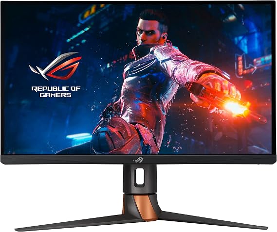 ASUS ROG Swift 360Hz 27 1440P HDR Gaming Monitor (PG27AQN) - QHD (2560 x 1440), Fast IPS, 1ms, G-SYNC, Eye Care, HDMI, DisplayPort, USB, Ergonomic Design, VESA Wall Mountable, HDR10, DisplayHDR600