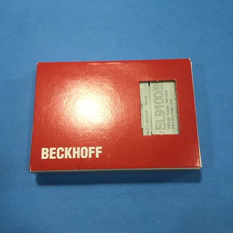 BECKHOFF EL9100 10 AMP, 24 VDC, 500 V Electrical Isolation, DIN Rail Mount, ETHERCAT Terminal, LED Indicator, Potential Supply