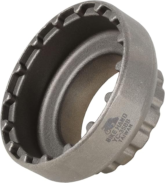 BIKE HAND eBike Bottom Bracket 16-Notch Lockring Install Removal Tool Compatible with Shimano Steps E6100, E7000, E8000