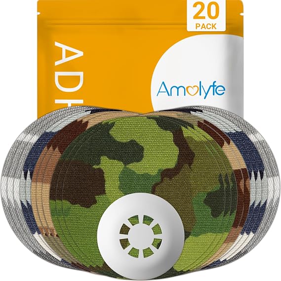 20-Pack Amolyfe Libre 3 & Plus Sensor Covers Waterproof (Camouflage)