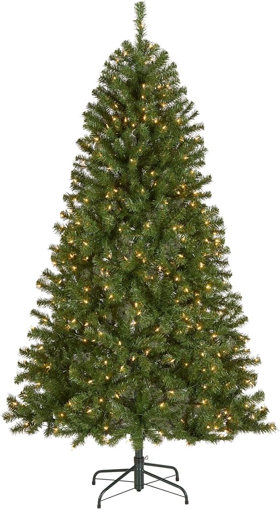 National Tree Company 6.5ft Pre-Lit North Valley Spruce Christmas Tree