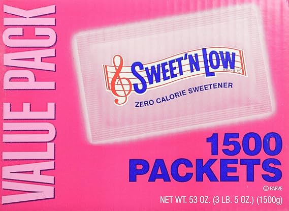 Zero Calorie Sweetener - 1500 Packets for Coffee and Tea, Granulated Sugar Packs Great for Restaurants, Coffee Shops, Offices, Schools, and More (Sold & Shipped by Brewd Coffee Service)