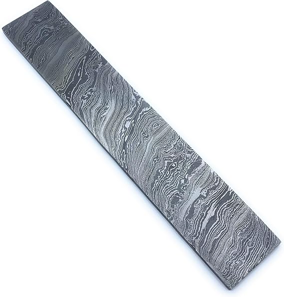 10" long custom handmade Damascus Steel blank billets with 2" width