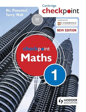 Cambridge Checkpoint Maths Student's Book 1
