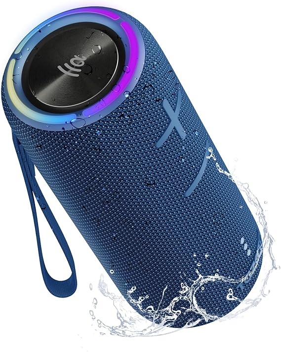 TAZATA Bluetooth Speakers, 30W Stereo HD Sound, Poratble Speaker for Bike