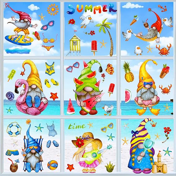 Summer Window Clings