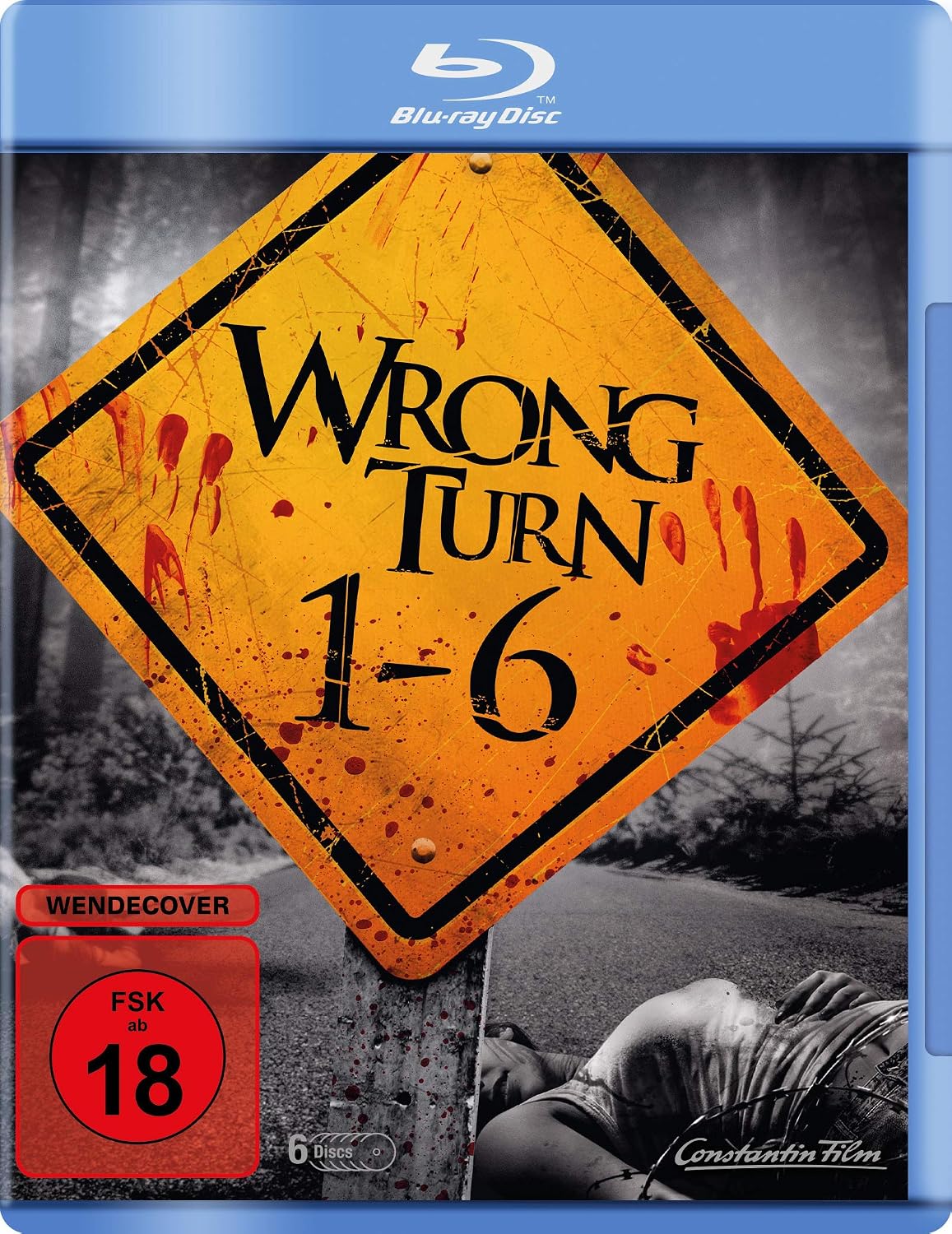 Wrong Turn 1-6 [Blu-ray] [Region Free]